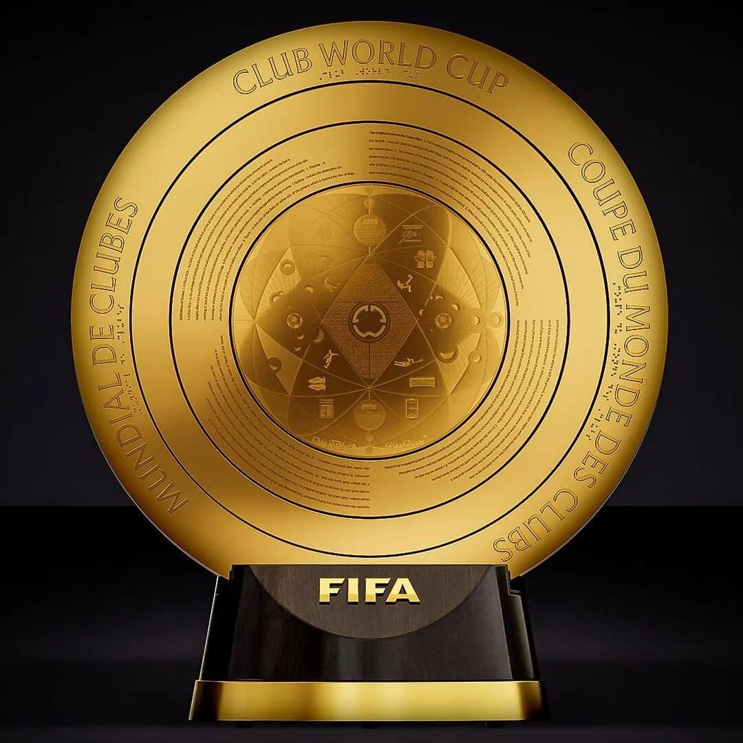 Il trofeo della Coppa del Mondo per Club